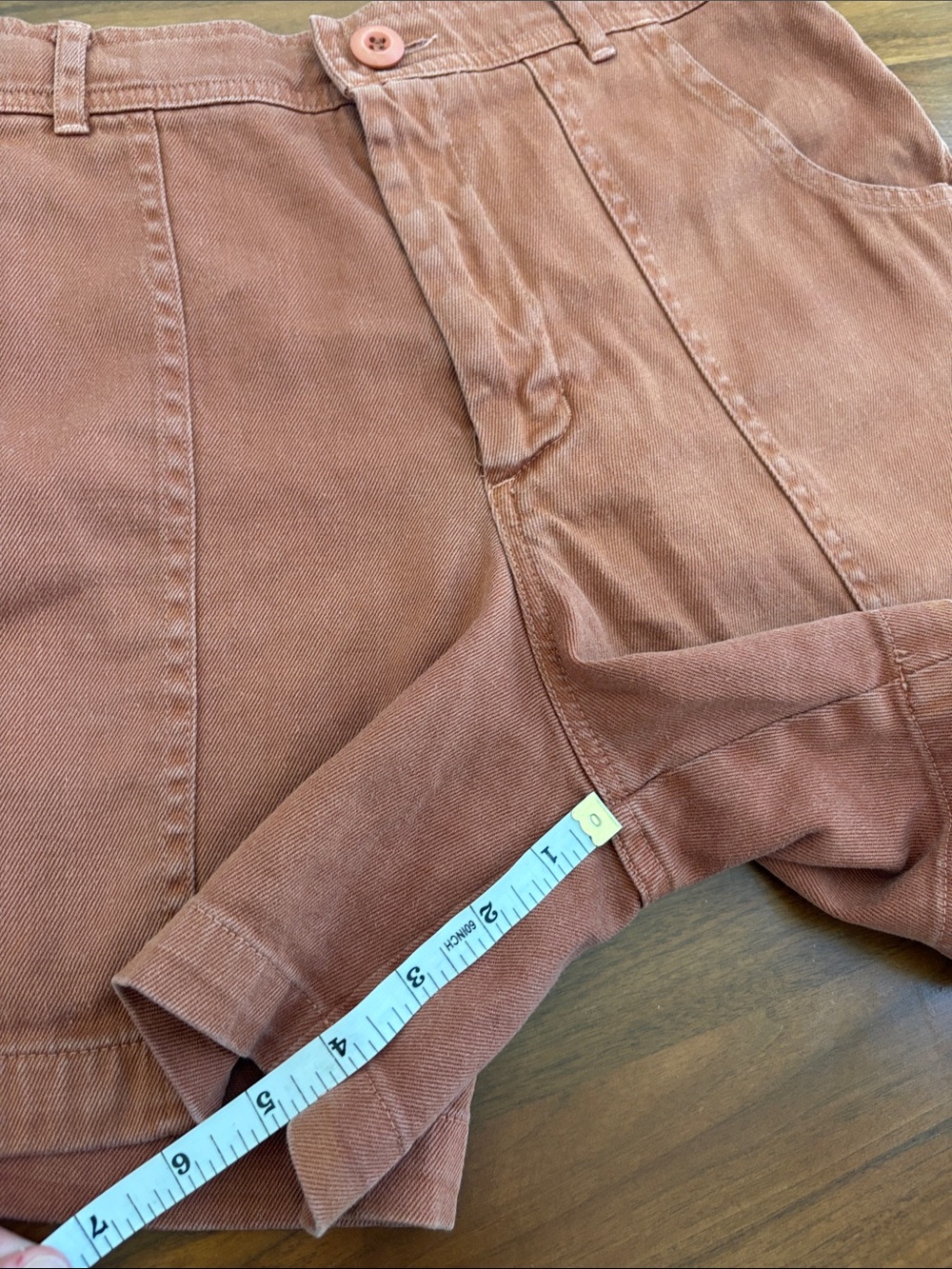Jungmaven American Made Venice Short Hemp in Coyote Terracotta Size Medium - Picture 8 of 10